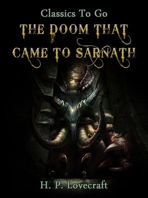 cover image of The Doom that Came to Sarnath